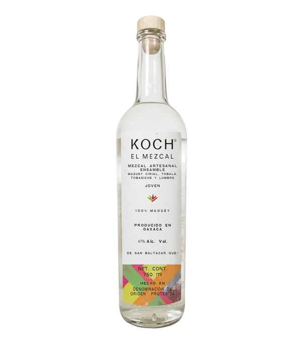 Mezcal Koch Ensamble de Agaves Tobala, Tobasiche, Cirial y Lumbre 750 ml