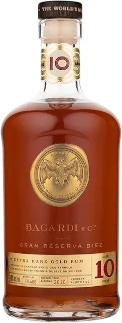 Ron Bacardí Gran Reserva 10 Años 750ml